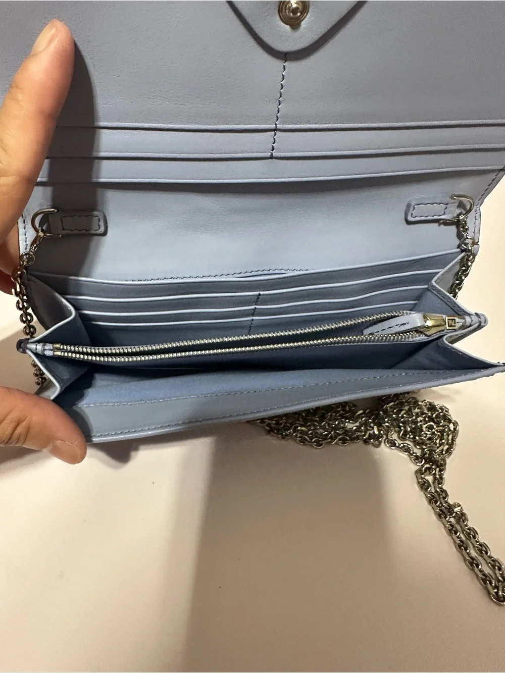 Fendi ❤️🌟 Lavender Leather Crossbody with Multicolor Studs ⭐️